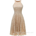 New Sleeveless Women Lace Dresses Evening Dress